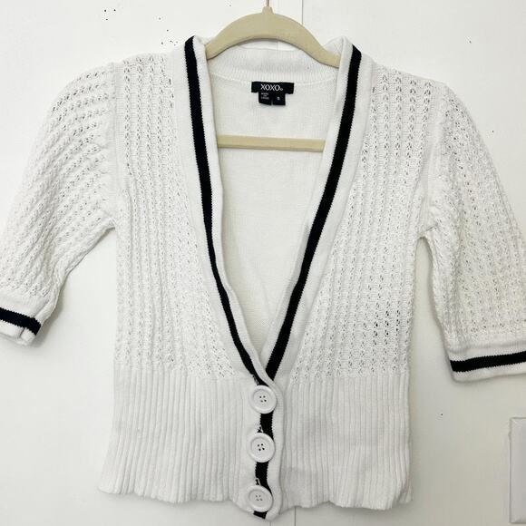 3/4 Sleeve Cardigan Sweater - Picture 2 of 5